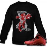 Bulls over Broadway 10s matching sneaker tees shirts |Stark X Sneaker Tee BLACK CREWNECK | Streetwear Online