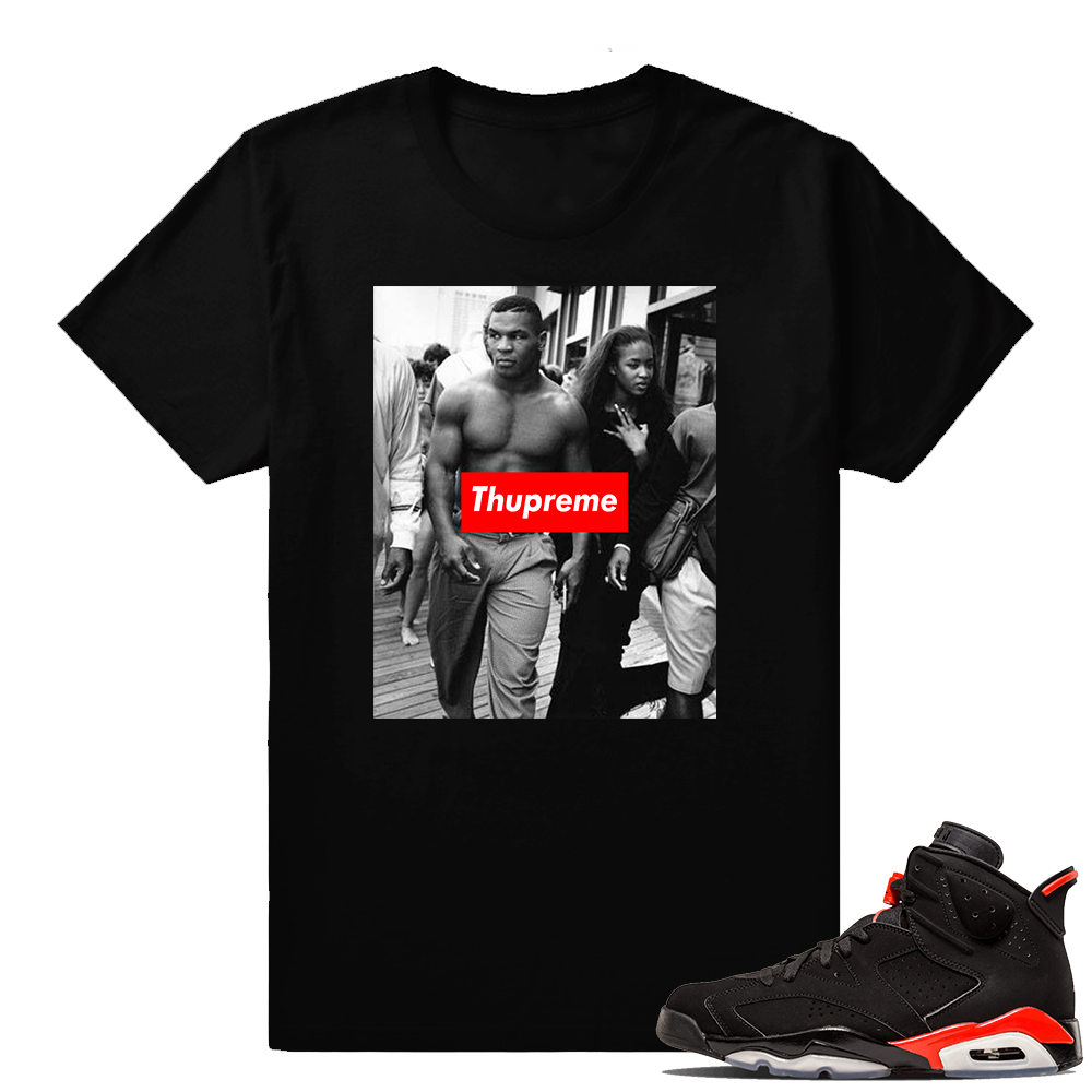 Infrared 6s Black | Thupreme Swag | Black shirt