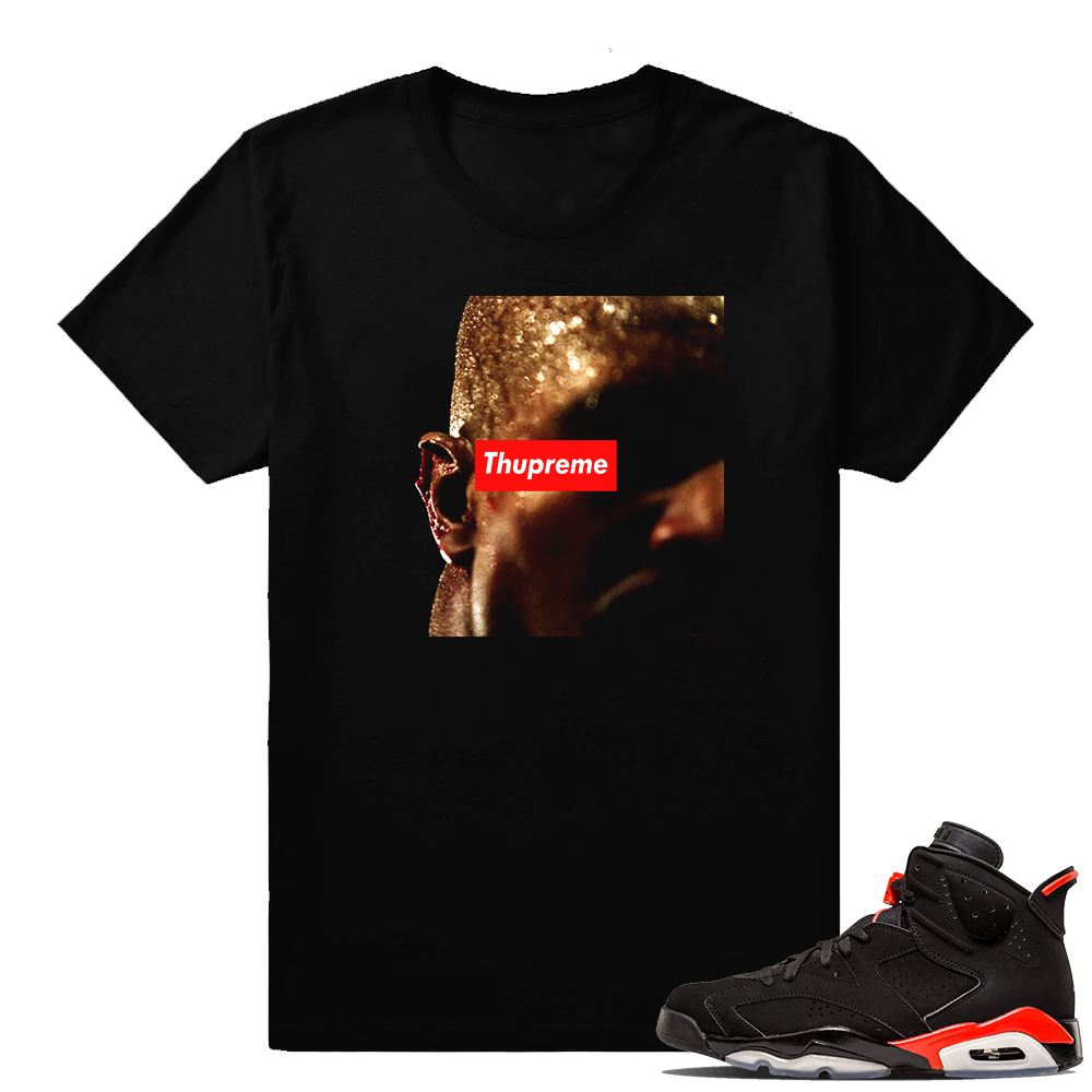 Infrared 6s Black | Tyson Bite Fight | Black shirt