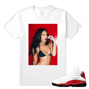 Match Jordan 13 OG Chicago | Megan's Cherries | White T shirt