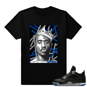 Match Air Jordan 4 Motorsport Away | King Pac | Black T shirt