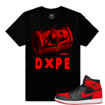 Match Banned 1s Jordan Retro | DXPE Money | Black T shirt