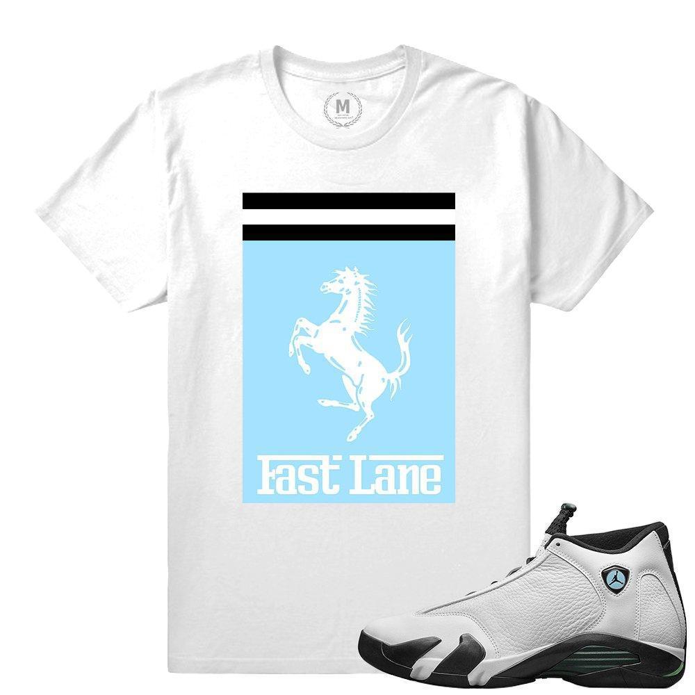 Match Jordan 14 Oxidized | Fast Life | White T shirt