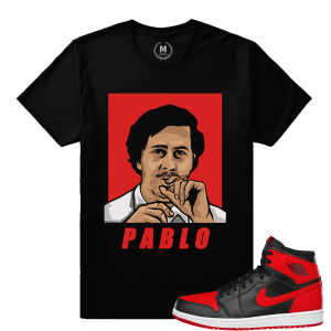 Match Banned 1s Jordan Retro | Pablo | Black T shirt