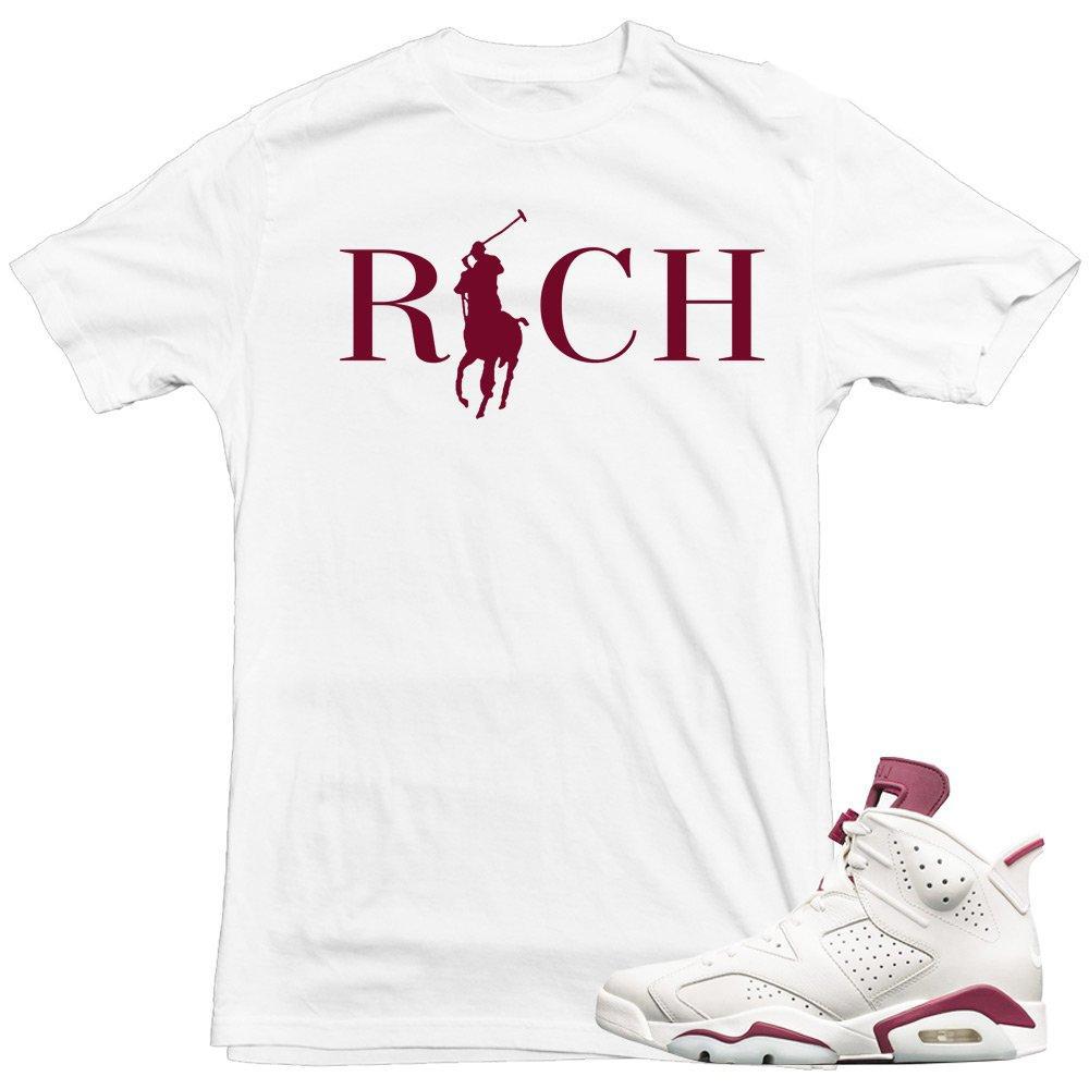 Maroon 6s match 'Country Club Rich' shirt | White Sneaker tee Shirt