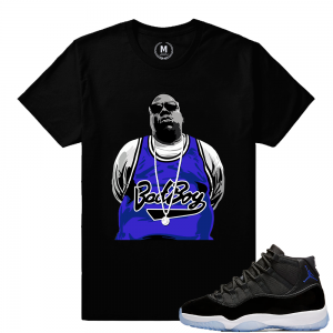 Match Jordan 11 Space Jam | Bad Boy Biggie | Black T shirt