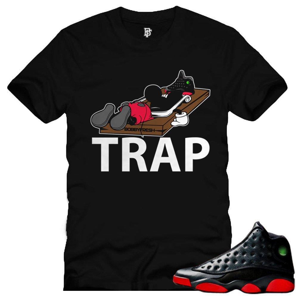 Dirty Bred 13s matching Sneaker Tees |Thirst Trap shirt Black