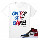 Match Jordan 1 Top 3 | Top of My Game | White T shirt