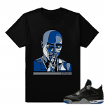 Match Air Jordan 4 Motorsport Away | Tupac Praying Hands | Black T shirt