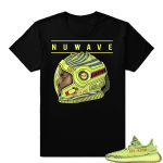 Frozen Yellow Yeezys | Space Cadet | Black shirt