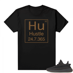 Cinder Yeezy Sneaker Tees Shirt - Black - Hustle Element