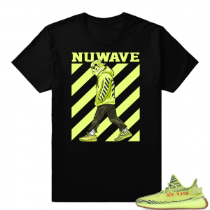 Frozen Yellow Yeezys | Nuwave Trooper | Black shirt