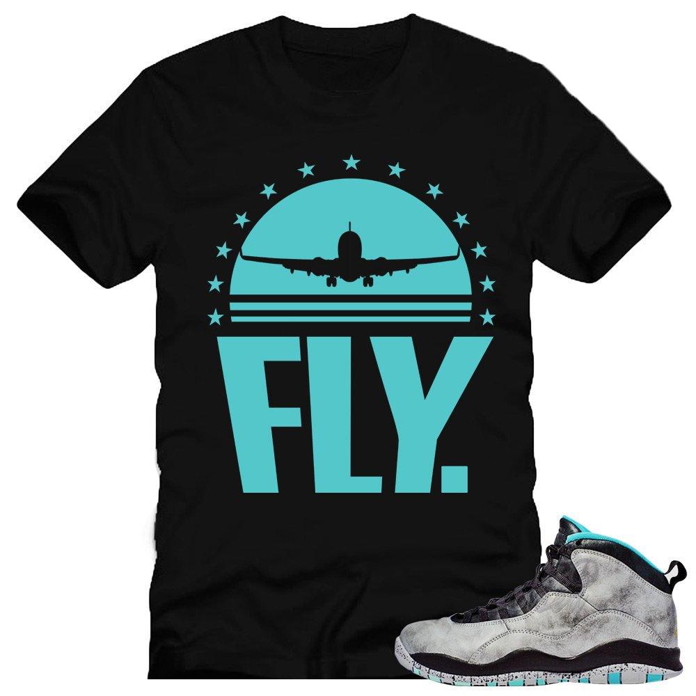 Lady Liberty 10s matching sneaker tees shirts |Fly Sneaker Tee Black| Streetwear Online