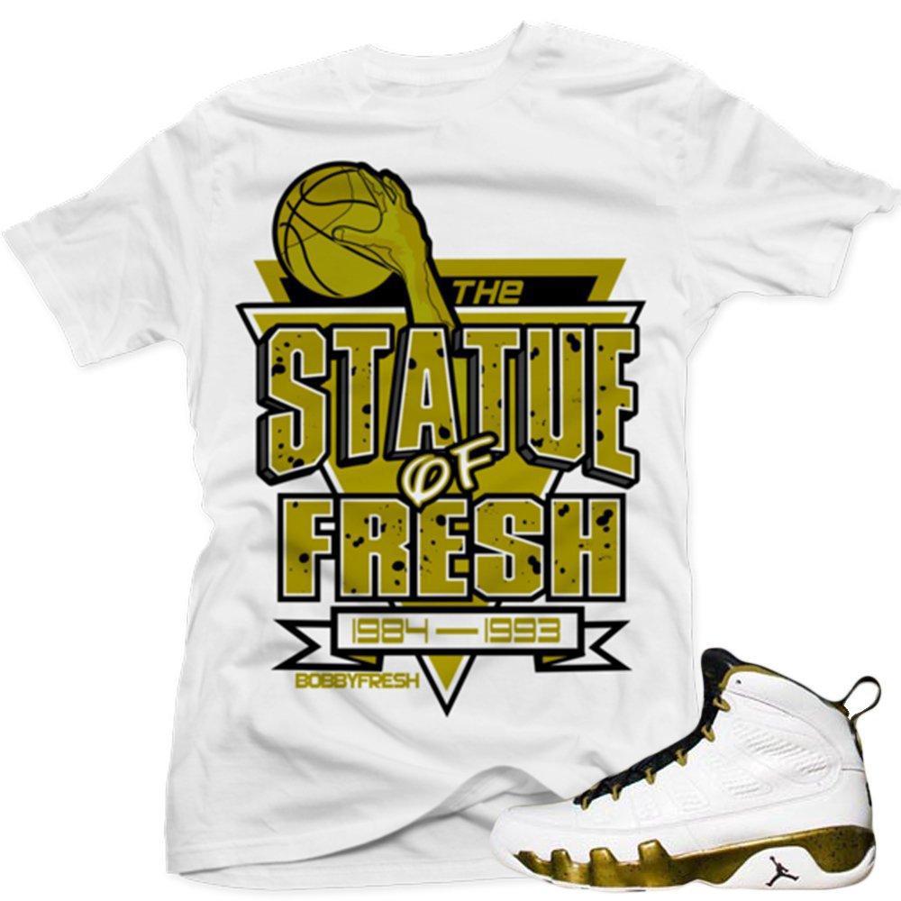 Jordan 9 Statue shirts to match 'Statue' White Sneaker Tees shirt