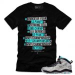 Lady Liberty 10s matching sneaker tees shirts |Beyond Streetwear Sneaker Tee Black