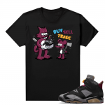 Bordeaux 6s Jordan Sneaker Tees Shirts Black Buy Sell Trade