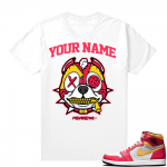 Custom T shirts Fusion Red 1s Pitbull