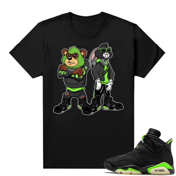 Electric Green 6s sneaker tees shirts Big Steppa