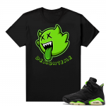 Electric Green 6s sneaker tees shirts Demon Time