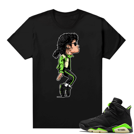 Electric Green 6s sneaker tees shirts MJ x Electric Green 6s