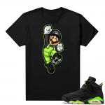 Electric Green 6s sneaker tees shirts Mario