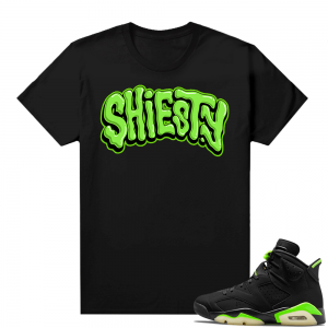 Electric Green 6s sneaker tees shirts Shiesty Bubble Drip