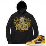 Jordan 1 Pollen Hoodies Match Black Blessed