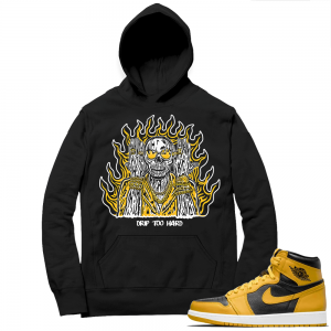 Jordan 1 Pollen Hoodies Match Black Drip too Hard