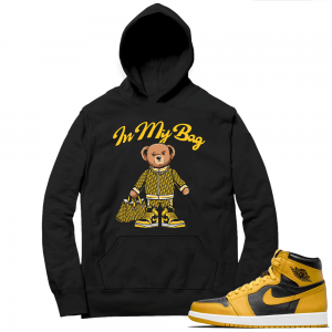 Jordan 1 Pollen Hoodies Match Black In my Bag Bear