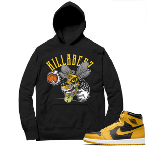 Jordan 1 Pollen Hoodies Match Black Killabeez