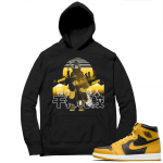 Jordan 1 Pollen Hoodies Match Black Kisame