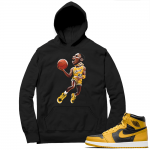 Jordan 1 Pollen Hoodies Match Black MJ 85 Dunk