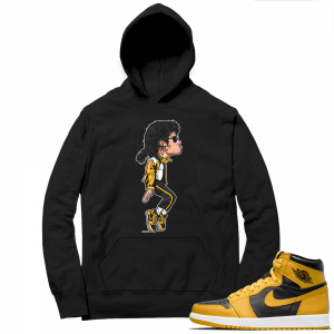 Jordan 1 Pollen Hoodies Match Black MJ x 1s