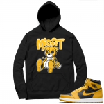 Jordan 1 Pollen Hoodies Match Black Misfit Voodoo Bear