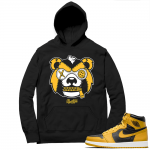 Jordan 1 Pollen Hoodies Match Black Misfitz Grizzly