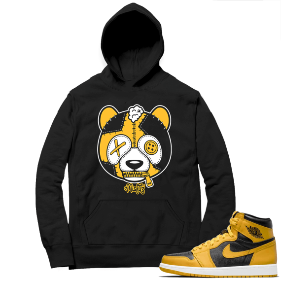 Jordan 1 Pollen Hoodies Match Black Misfitz Panda