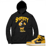 Jordan 1 Pollen Hoodies Match Black Pooh Shiesty