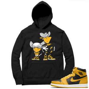 Jordan 1 Pollen Hoodies Match Black Sneaker Heist