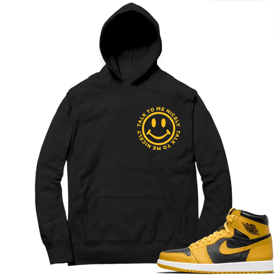 Jordan 1 Pollen Hoodies Match Black Talk to Me Nicely