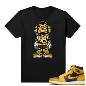 Jordan 1 Pollen Sneaker tees Match Black A Drippin Ape