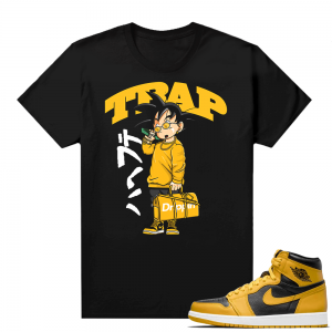 Jordan 1 Pollen Sneaker tees Match Black Goku Trap