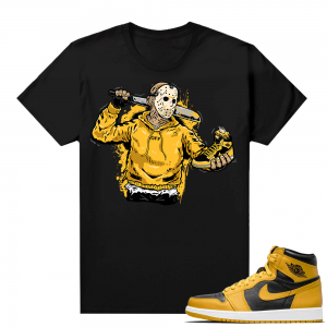 Jordan 1 Pollen Sneaker tees Match Black Jason Cop