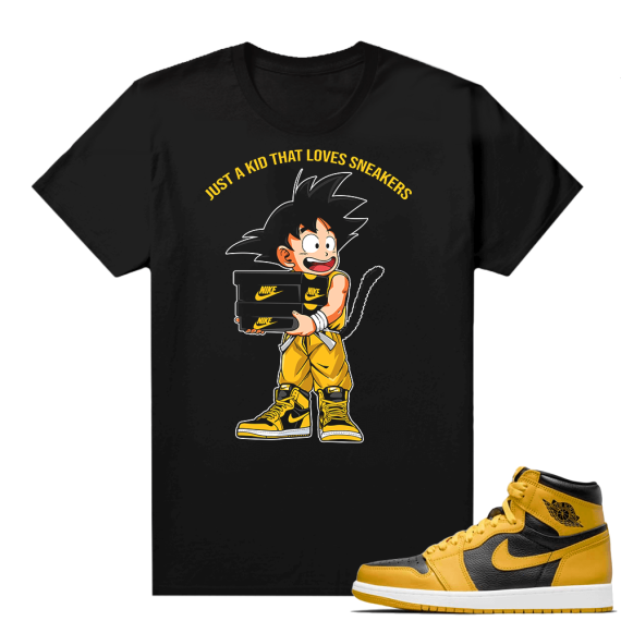 Jordan 1 Pollen Sneaker tees Match Black Just A Kid