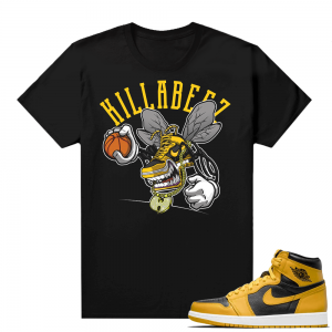 Jordan 1 Pollen Sneaker tees Match Black Killa Beez