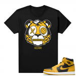 Jordan 1 Pollen Sneaker tees Match Black MISFITZ Tiger