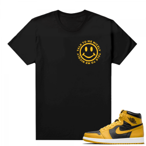 Jordan 1 Pollen Sneaker tees Match Black Talk to Me Nicely