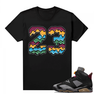 Jordan Bordeaux shirt match Black tee 23 Drip