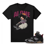 Jordan Bordeaux shirt match Black tee Alone