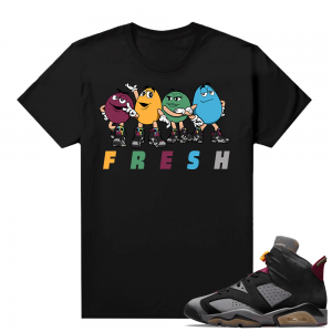 Jordan Bordeaux shirt match Black tee Fresh