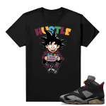 Jordan Bordeaux shirt match Black tee Hustle Shoe Money